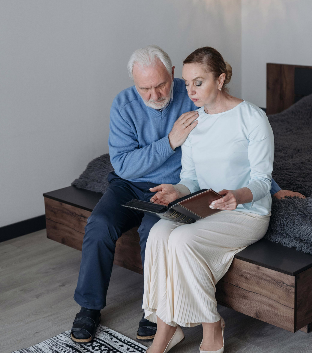 Patient receiving compassionate care