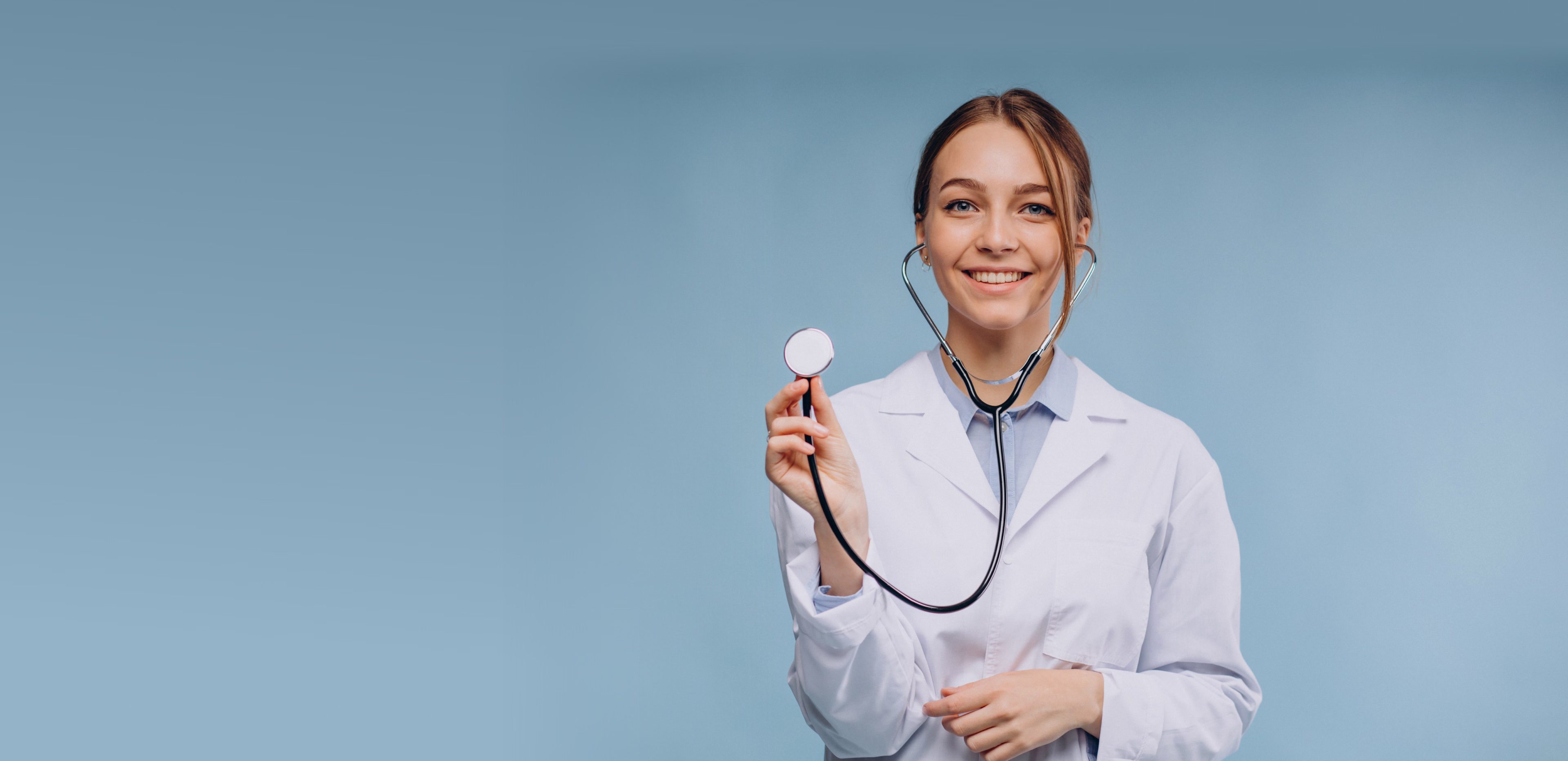 Healthcare professional supporting a patient